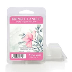 Wax melts Kringle Candle Botanicals 64 g, pack de 6 piezas de cera de soja en su envase original