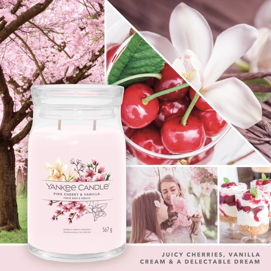 Pink Cherry & Vanilla - Bote Grande