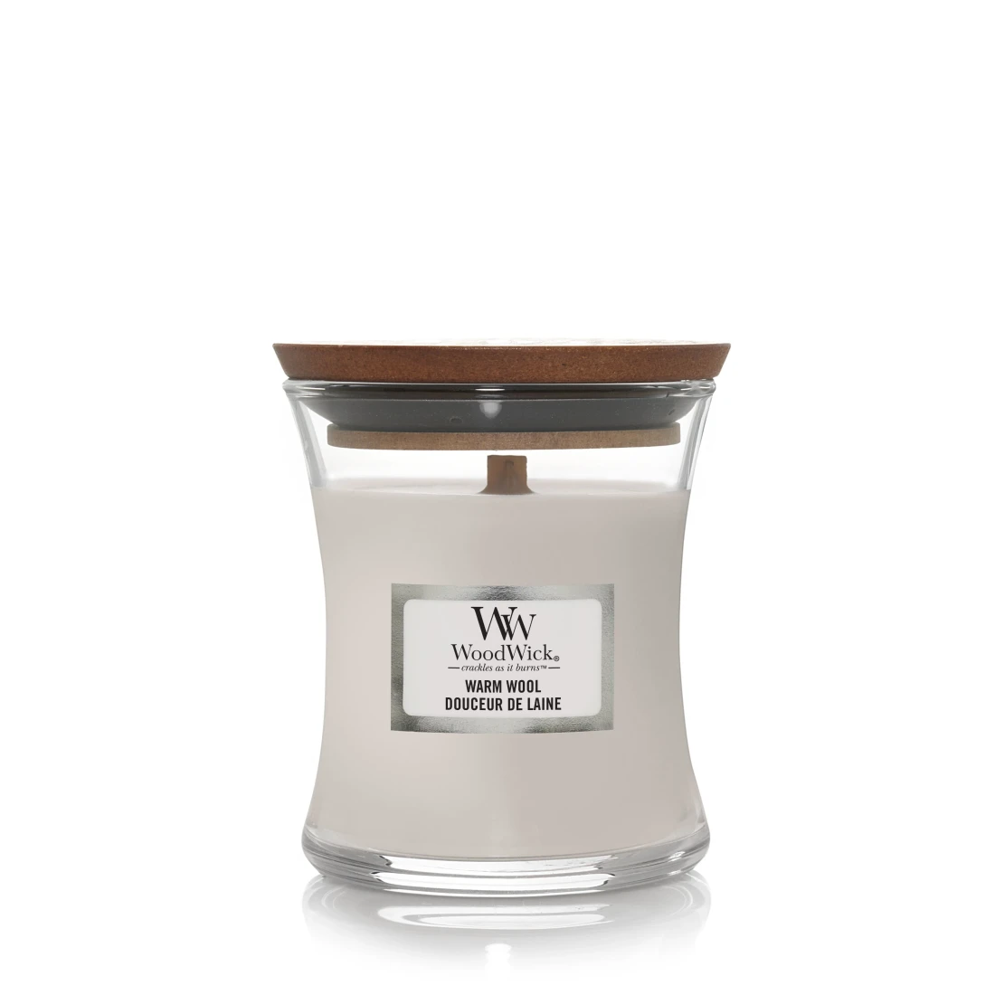 Woodwick - Warm Wool - Hourglass Pequeña