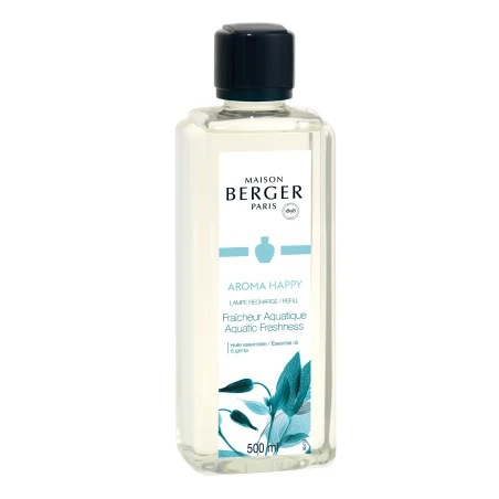 Aroma Happy Fraîcheur Aquatique - Recambio Lámpara Berger 500 ml.