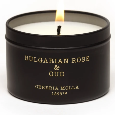 Bulgarian Rose & Oud - Vela Perfumada en Lata 90 g.