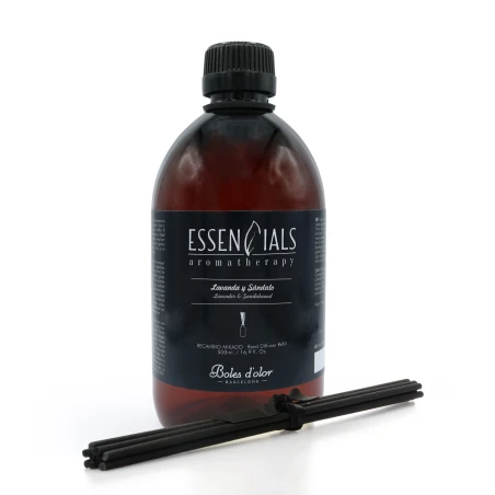 Lavanda y Sándalo - Recambio Mikado Essencials 500 ml.