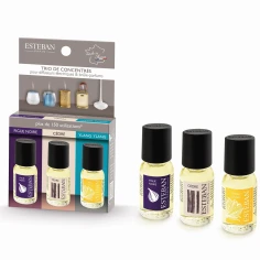 Pack de Cèdre, Figue Noire, Ylang-Ylang - Aceite de Perfume 15 ml.