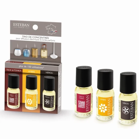 Pack de Ambre, Néroli y Teck & Tonka - Aceite de Perfume 15 ml. Pack de Ambre, Néroli y Teck & Tonka - Aceite de Perfume 15 ml.