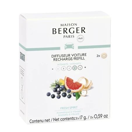 Fresh Spirit - Pack 2 Recambios Ambientador de Coche