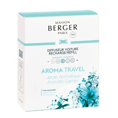 Aroma Travel Jardin Aromatique - Pack 2 Recambios Ambientador de Coche
