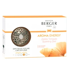 Aroma Energy Zestes Toniques - Ambientador de Coche y Recarga