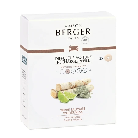 Terre Sauvage - Pack 2 Recambios Ambientador de Coche