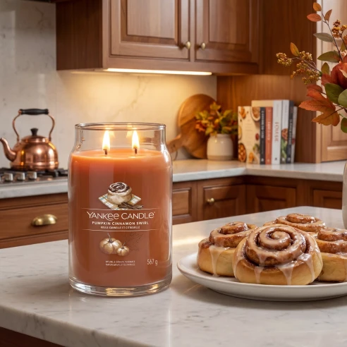 Pumpkin Cinnamon Swirl - Bote Grande 567 g.