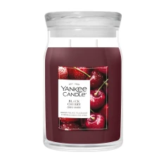 Vela Yankee Candle Black Cherry - Bote Grande 567 g.