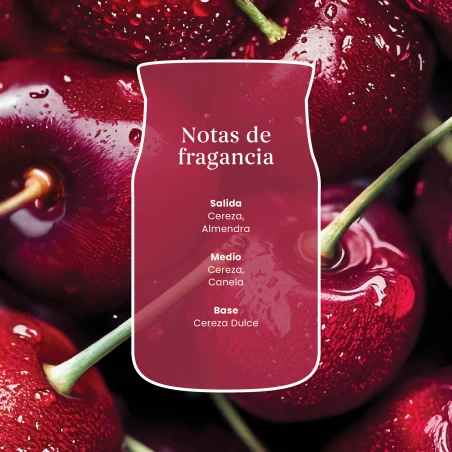 Vela Yankee Candle Black Cherry - Bote Grande 567 g. - detalle del producto