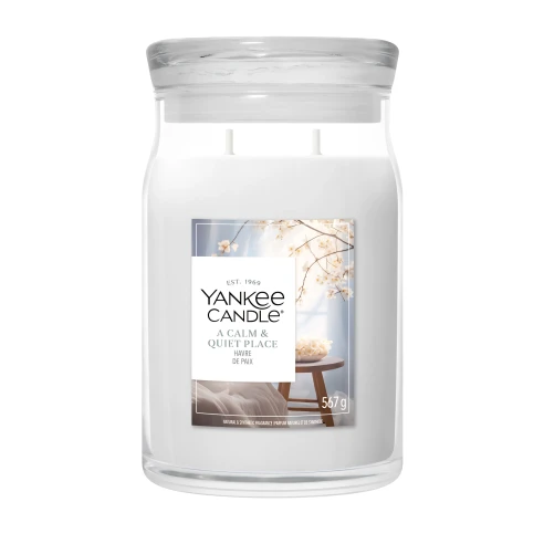Vela Yankee Candle A Calm & Quiet Place - Bote Grande 567 g.