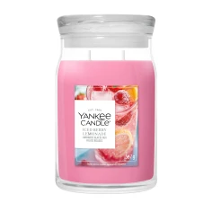 Vela Yankee Candle Iced Berry Lemonade - Bote Grande 567 g.