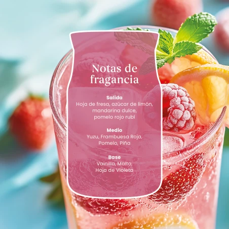 Vela Yankee Candle Iced Berry Lemonade - detalle del producto