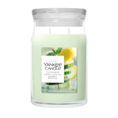 Vela Yankee Candle Cucumber Mint Cooler - Bote Grande 567 g.