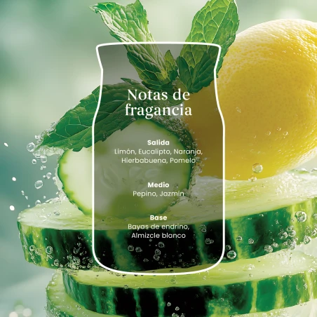 Vela Yankee Candle Cucumber Mint Cooler - detalle del producto