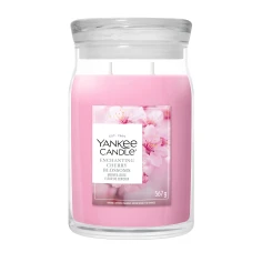 Vela Yankee Candle Enchanting Cherry Blossom - Bote Grande 567 g.