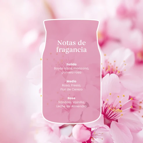 Vela Yankee Candle Enchanting Cherry Blossom - detalle del producto