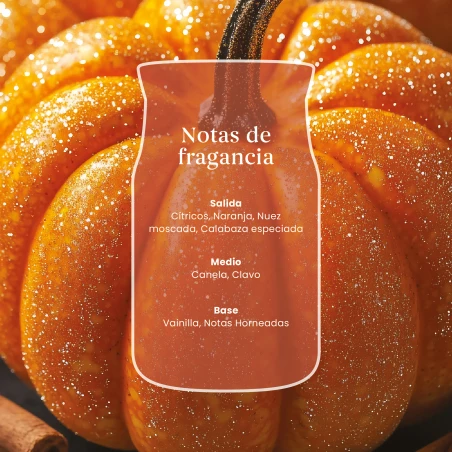 Vela Yankee Candle Spiced Pumpkin - detalle del producto