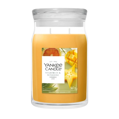 Vela Yankee Candle Starfruit Sunshine - Bote Grande 567 g.
