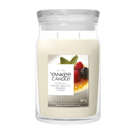 Vela Yankee Candle Vanilla Creme Brulee - Bote Grande 567 g.