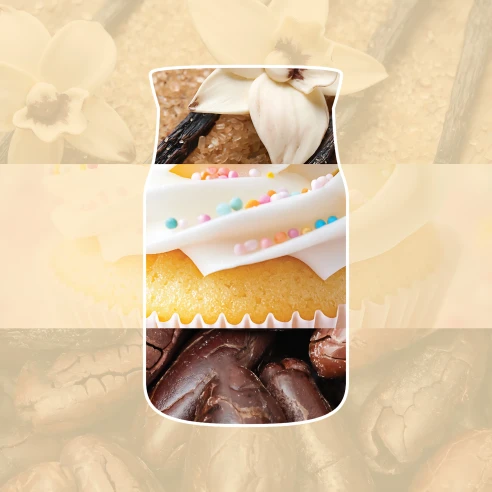 Vela Yankee Candle Vanilla Cupcake - ambientación
