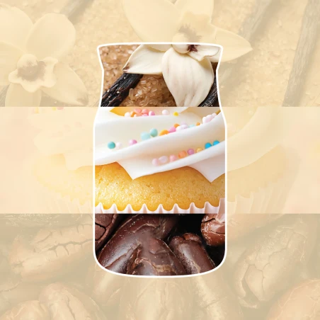 Vela Yankee Candle Vanilla Cupcake - ambientación
