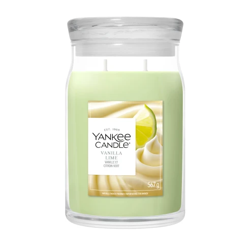 Vela Yankee Candle Vanilla Lime - Bote Grande 567 g.