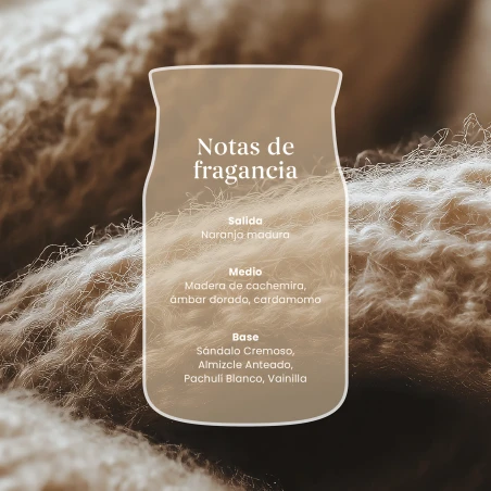 Vela Yankee Candle Warm Cashmere - detalle del producto