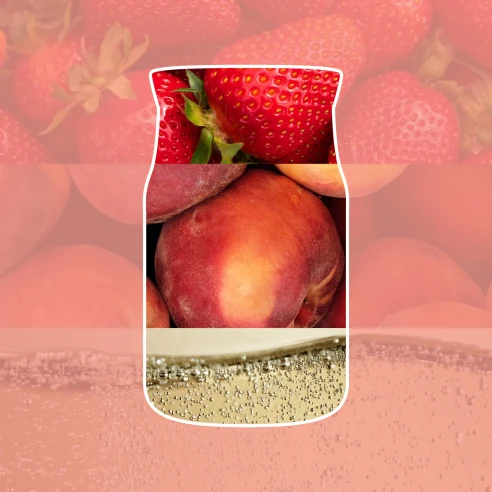 Vela Yankee Candle White Strawberry Bellini - ambientación