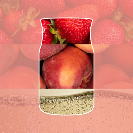 Vela Yankee Candle White Strawberry Bellini - ambientación
