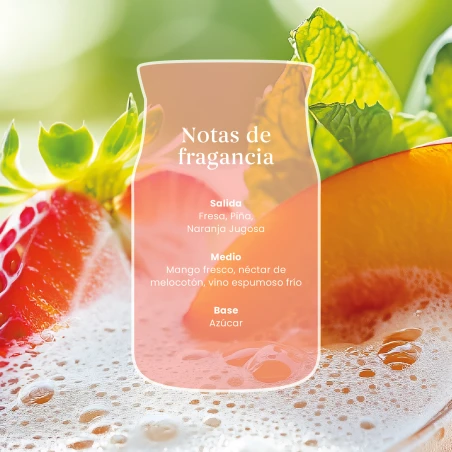 Vela Yankee Candle White Strawberry Bellini - detalle del producto