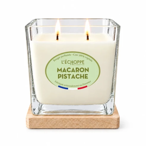 Macaron Pistache - Vela Perfumada 400 g.