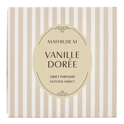 Caja de 4 ceras para derretir Vanille Dorée de Mathilde M. vista desde arriba