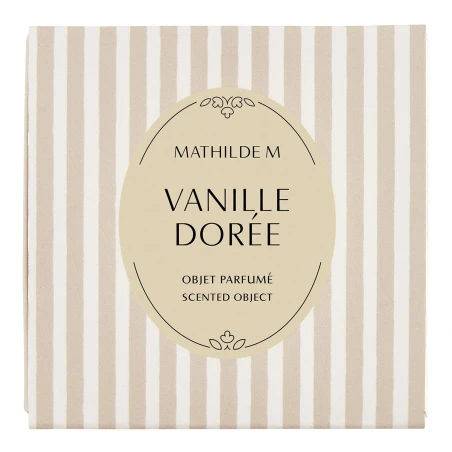 Caja de 4 ceras para derretir Vanille Dorée de Mathilde M. vista desde arriba