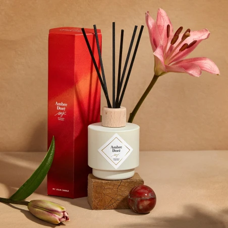 Ambre Doré - mikado My Jolie Candle, 100 ml (ambiente)