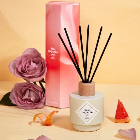 Rose du Jardin - mikado My Jolie Candle, 100 ml (ambiente)