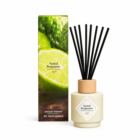 Santal Bergamote - mikado My Jolie Candle, 100 ml