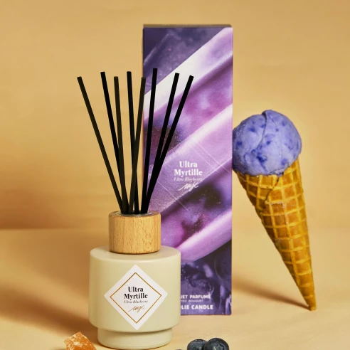 Ultra Myrtille - mikado My Jolie Candle, 100 ml (ambiente)
