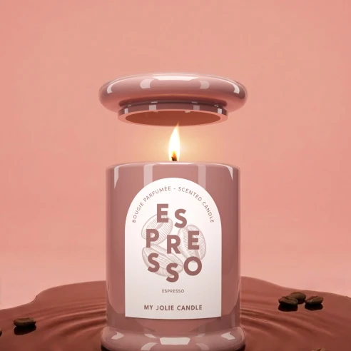 Espresso - vela perfumada Trendy My Jolie Candle, 150 g (ambiente)