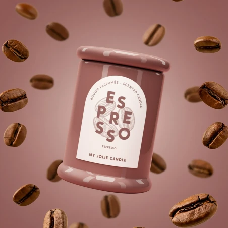 Espresso - vela perfumada Trendy My Jolie Candle, 150 g (ambiente)