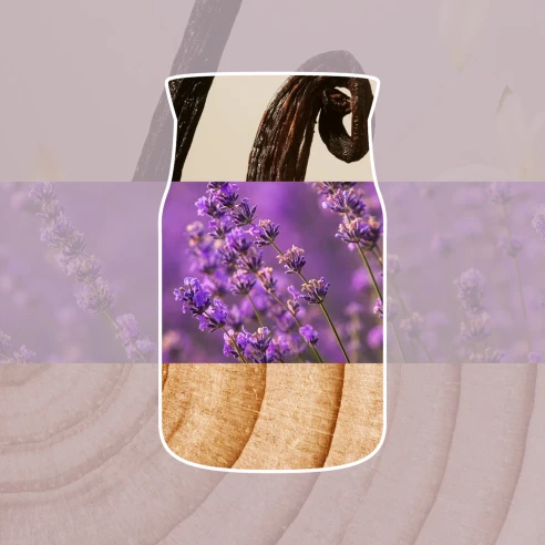 Ingredientes del aroma Dried Lavender & Oak de Yankee Candle