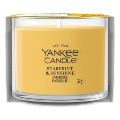 Vela Yankee Candle Starfruit & Sunshine Mini 37 g en vaso de cristal