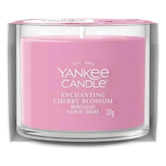 Vela Yankee Candle Enchanting Cherry Blossom Mini 37 g en vaso de cristal