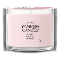 Vela Yankee Candle Pink Sands Mini 37 g en vaso de cristal