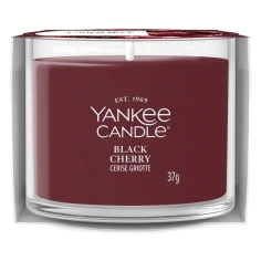 Vela Yankee Candle Black Cherry Mini 37 g en vaso de cristal