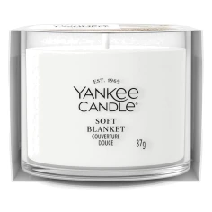Vela Yankee Candle Soft Blanket Mini 37 g en vaso de cristal