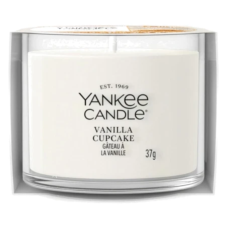 Vela Yankee Candle Vanilla Cupcake Mini 37 g en vaso de cristal