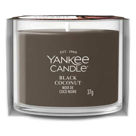 Vela Yankee Candle Black Coconut Mini 37 g en vaso de cristal
