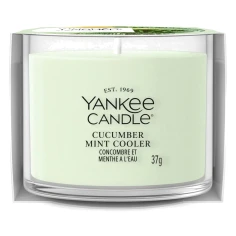 Vela Yankee Candle Cucumber Mint Cooler Mini 37 g en vaso de cristal